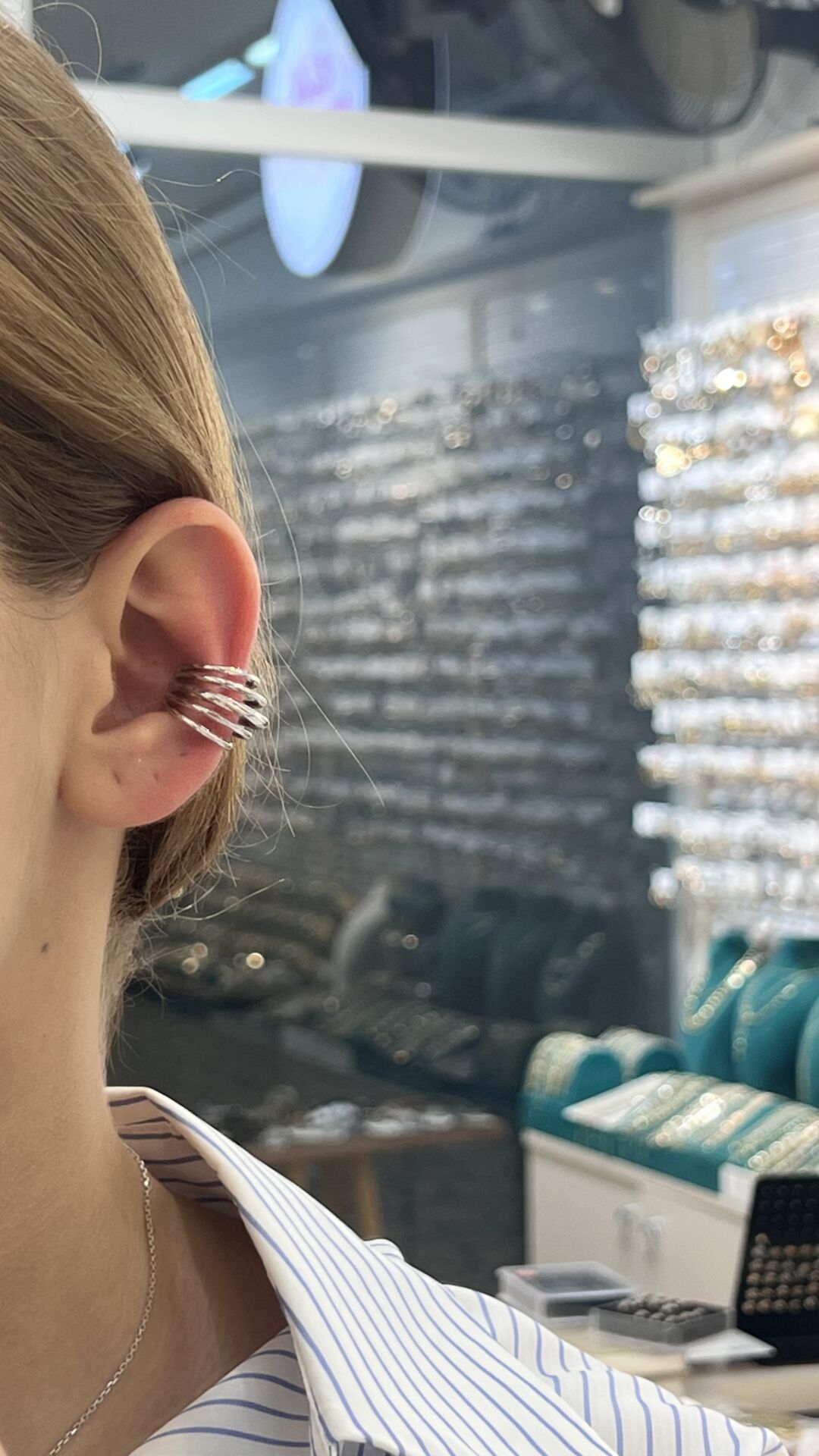 Silver Çoklu Görünüm Earcuff